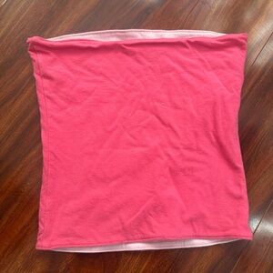Pink reversible Tube Top